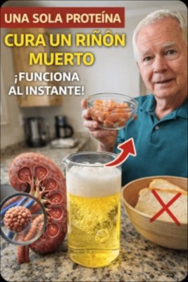 ¡Alerta Mayores de 65 con Problemas Renales! Estas 6 Proteínas Están Dañando Tus Riñones (Y Cuáles 4 Te Darán ENERGÍA Vital)