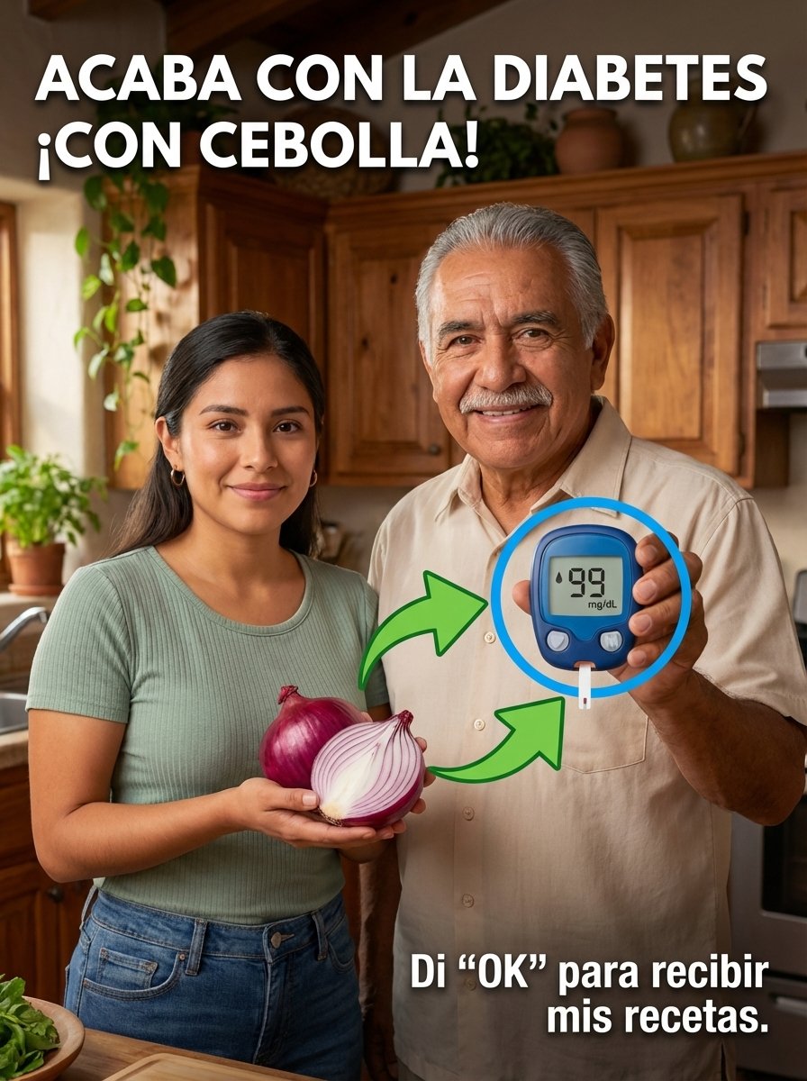 ¡No lo ignores! Este simple truco con cebolla morada podría ser la clave para controlar tus niveles de azúcar