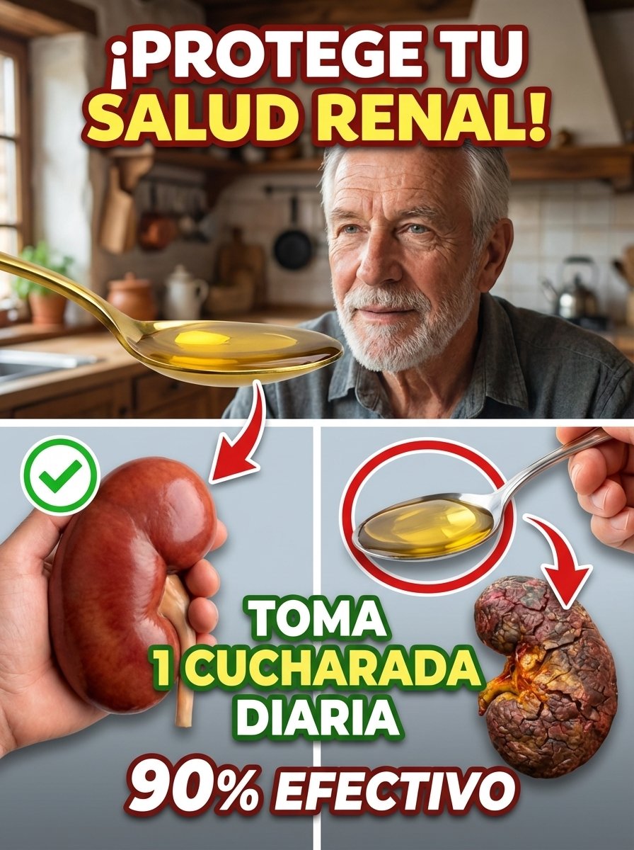 ¡El secreto de 1 cucharada que tus riñones ruegan que descubras HOY! Evita el daño irreversible con ESTE hábito vital