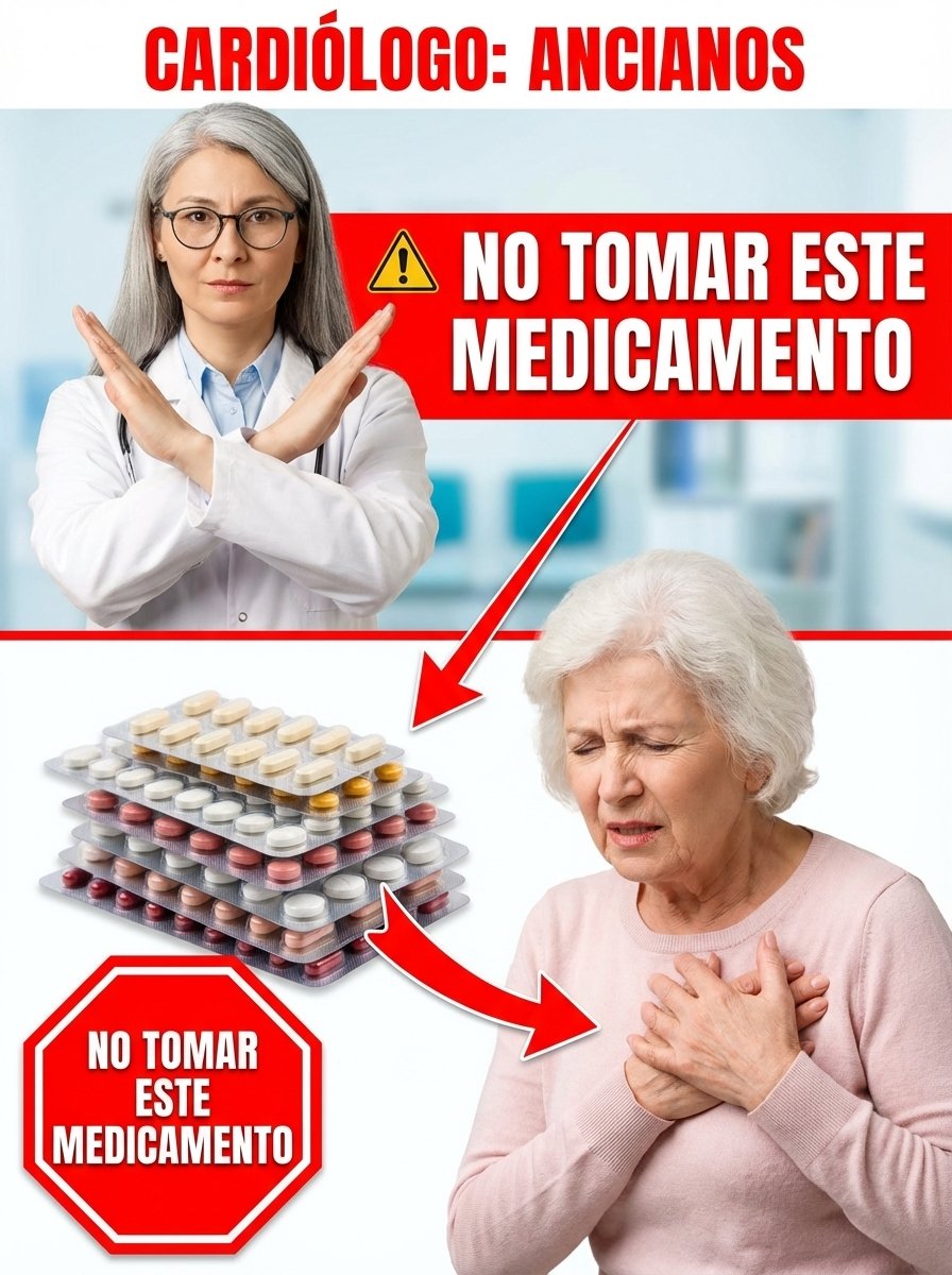 ¡ALERTA ROJA! Si Eres Mayor de 60, DEJA de Tomar ESTE Medicamento AHORA Mismo (Tu Corazón te lo Agradecerá)