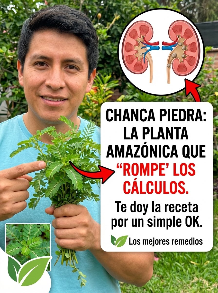 ¡Adiós a las Piedras Renales! Descubre el Secreto Ancestral de la Chanca Piedra que Tus Riñones Te Agradecerán para Siempre