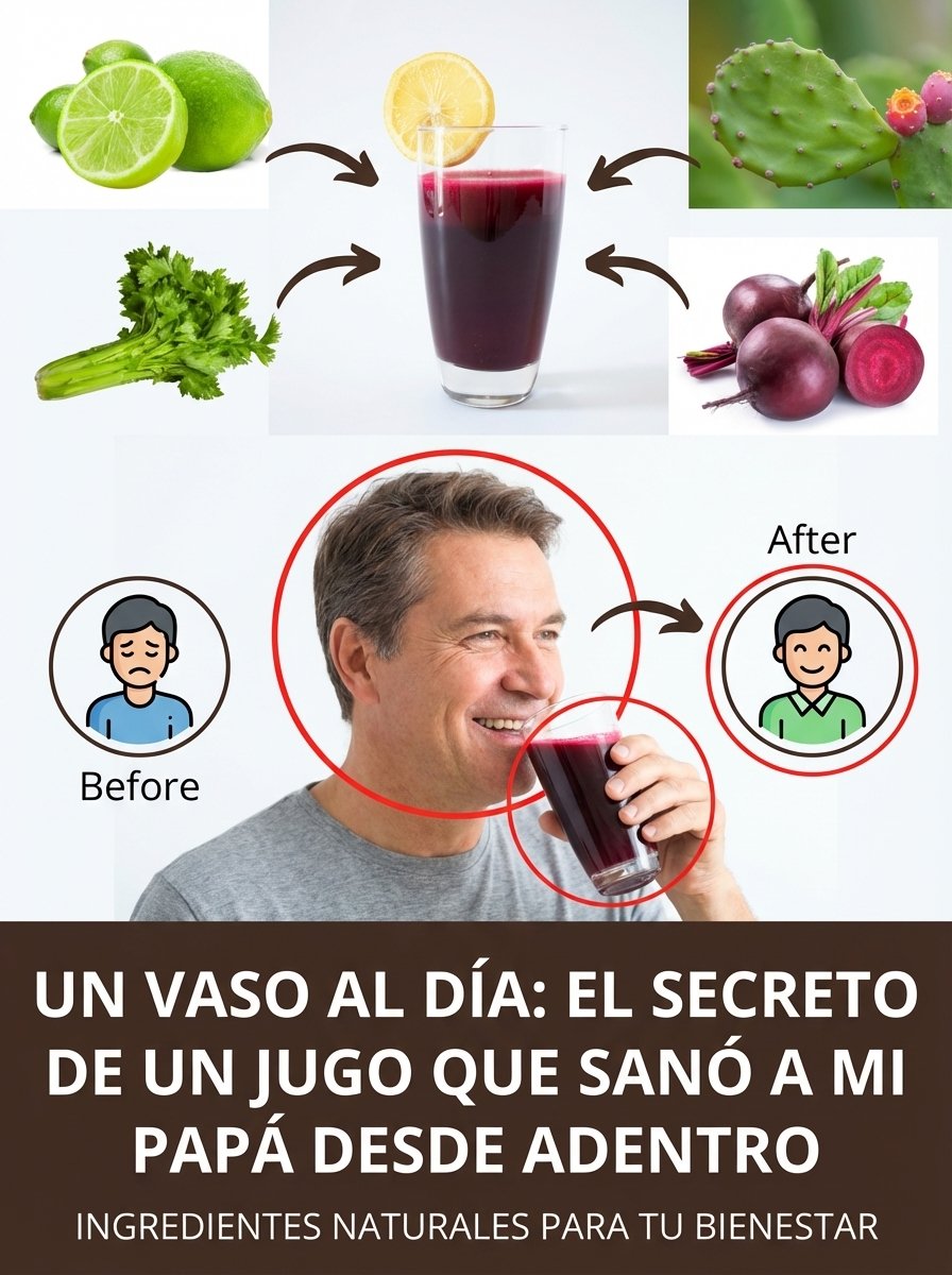 ¡El ÚNICO jugo que necesitas! 4 ingredientes que TRANSFORMARÁN tu salud y energía (Mi secreto revelado)
