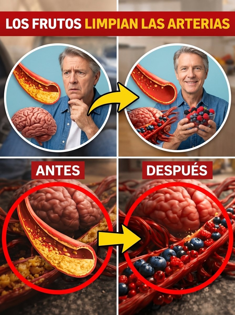 ¡Alerta! Si tus arterias sufren en silencio, estas 5 frutas son tu ÚLTIMA esperanza (y el detalle que nadie te cuenta)