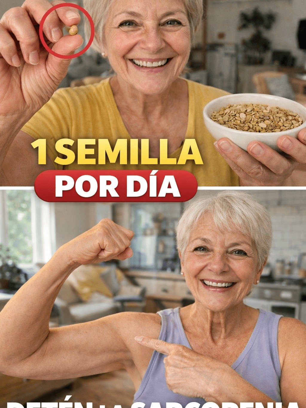 ¡El Secreto de la Eterna Juventud Muscular REVELADO! Esta Semilla DIARIA Frena la Sarcopenia y Te Devuelve la Fuerza Después de los 50