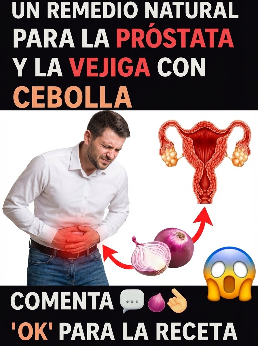¡Deja de Sufrir en Silencio! Cómo 1 Cebolla al Día Puede Revolucionar Tu Próstata y Vejiga (¡Resultados en Días!)
