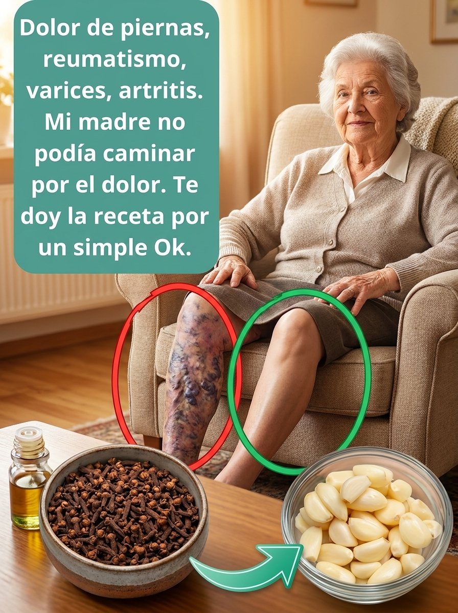 ¡El Aceite de Ajo y Clavo Que Está Revolucionando Internet! Descubre Si Realmente Pone Fin al Dolor Extremo de Piernas y Articulaciones 😱