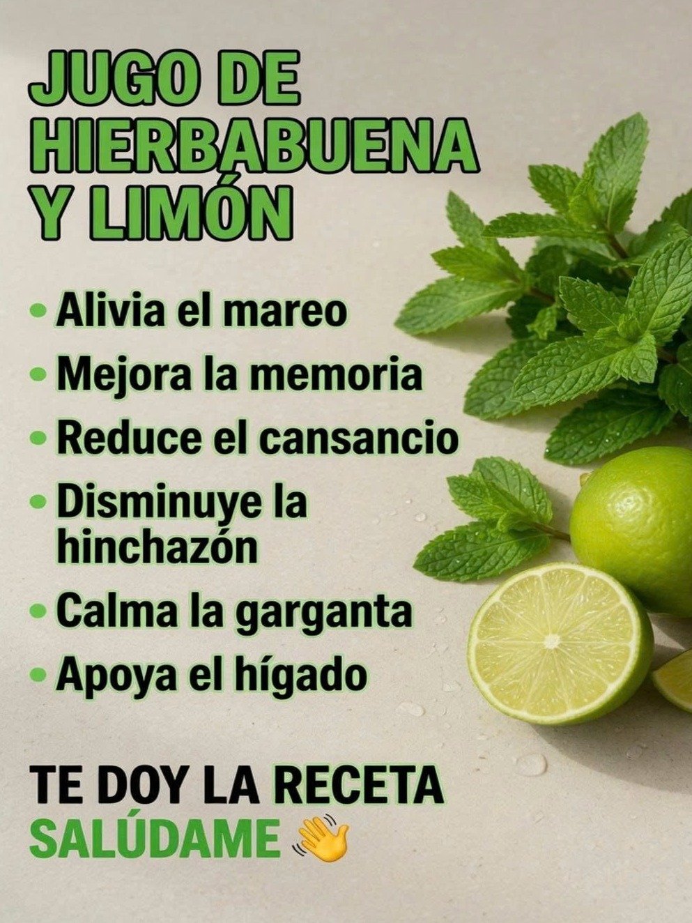 ¡Alerta! Tu Cocina Esconde el Secreto para una Digestión Perfecta y Más Energía: 7 Beneficios Reales del Jugo de Hierbabuena con Limón (¡Y la Receta para Aprovecharlos al Máximo!)