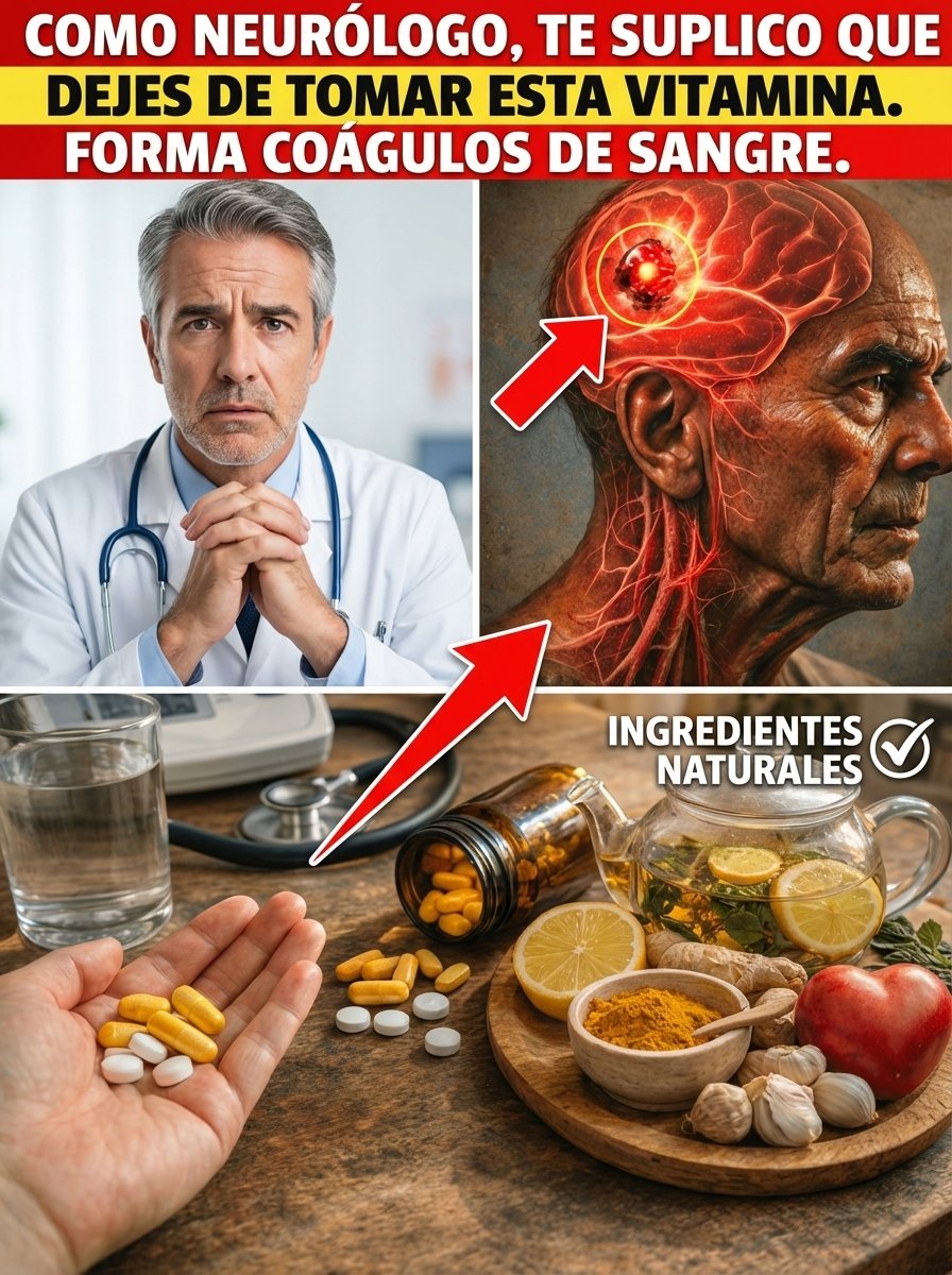 ¡URGENTE! Soy Médico y Esta Vitamina Común que Crees Segura Podría PROVOCAR un Derrame Cerebral ¡Mientras Duermes!