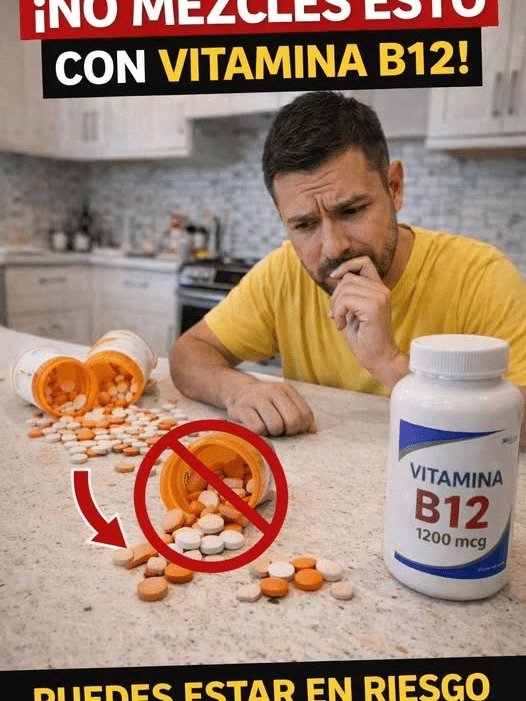 ¡CUIDADO! Si Tomas Vitamina B12, Esta Combinación Común Podría Estar ANULANDO Sus Beneficios (Y Tú Sin Saberlo)