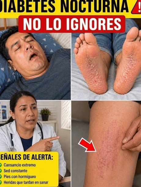 ¡ALERTA URGENTE! Si Te Despiertas Así CADA Noche, Tu Cuerpo Te Está Dando 7 Señales CLAVE de Diabetes (La Última Nadie Te La Dice)