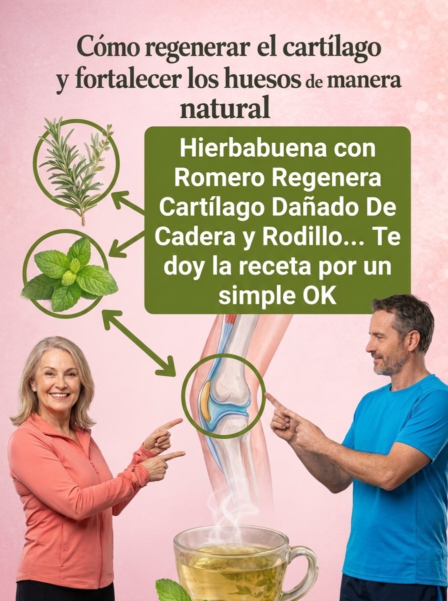 ¡El FIN del Dolor Articular está AQUÍ! Descubre el Poder de la Hierbabuena y el Romero que Nadie Te Ha Contado para Rodillas, Cadera y Cartílago
