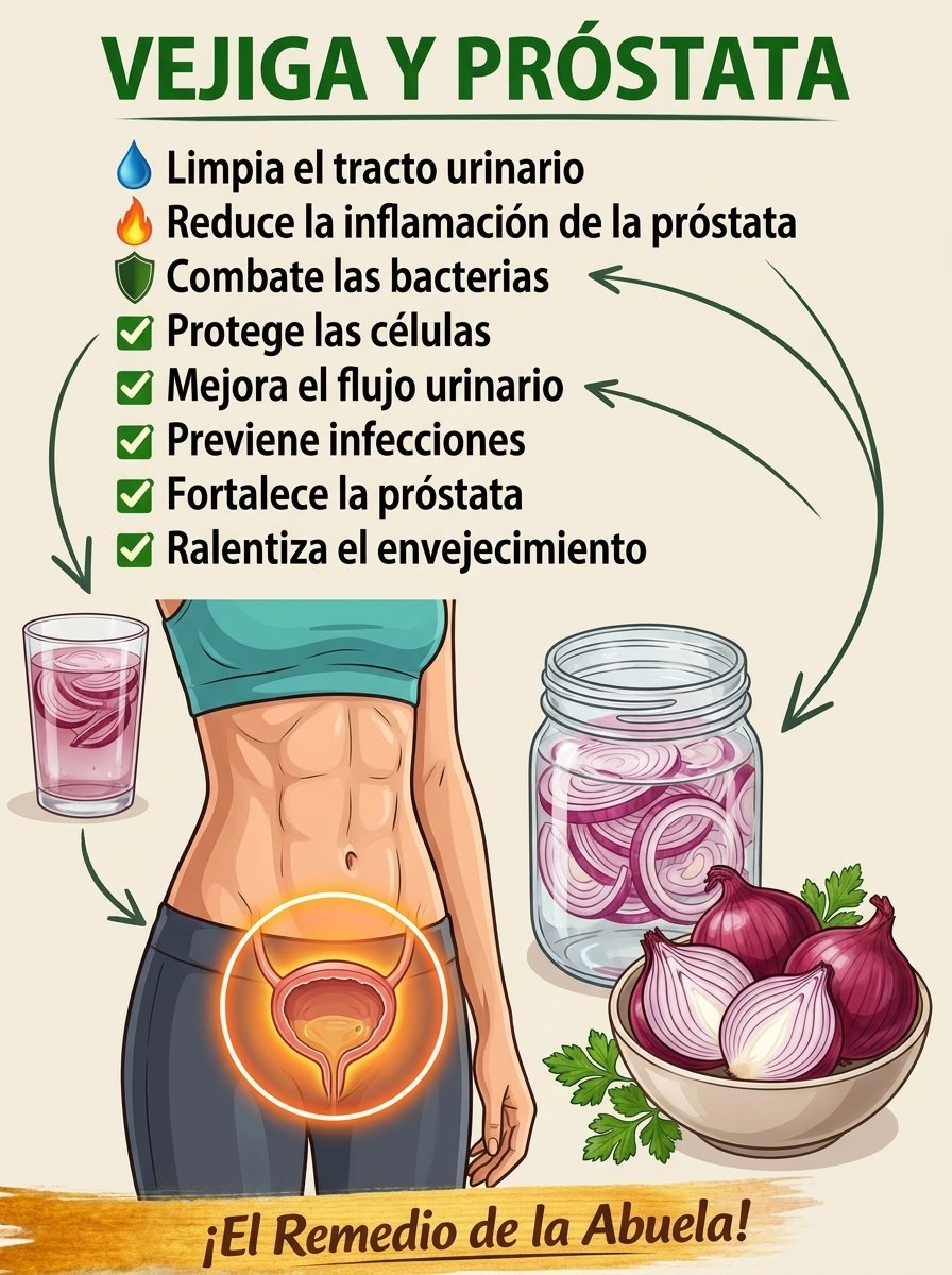 ¡El Remedio Casero Olvidado! ¿Cebolla y Cítricos Pueden Salvar Tu Vejiga y Próstata? Descubre la Verdad Oculta