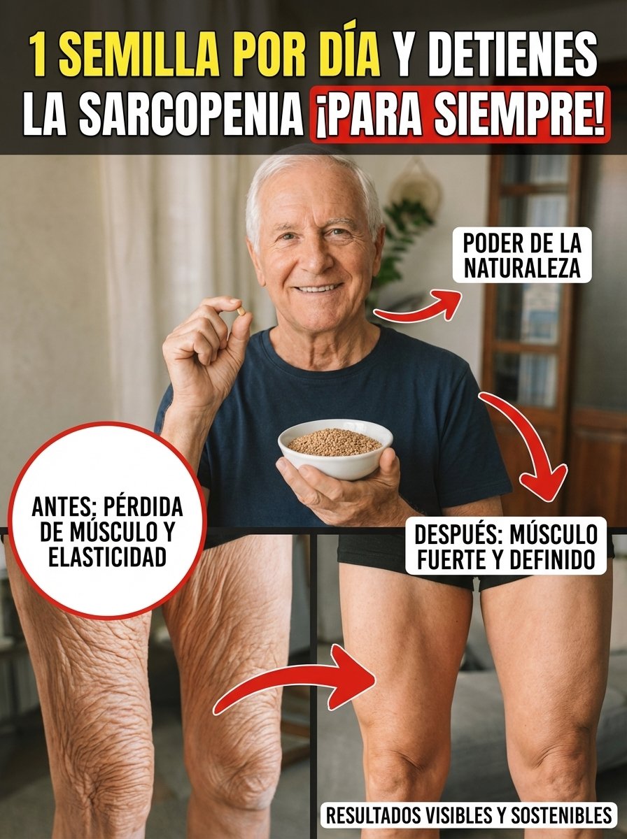 ¡ALERTA! Si Tienes Más de 50, Esta Semilla Olvidada Podría SER LA CLAVE para Frenar la Pérdida Muscular y Recobrar Tu Energía (El #1 Te Sorprenderá)