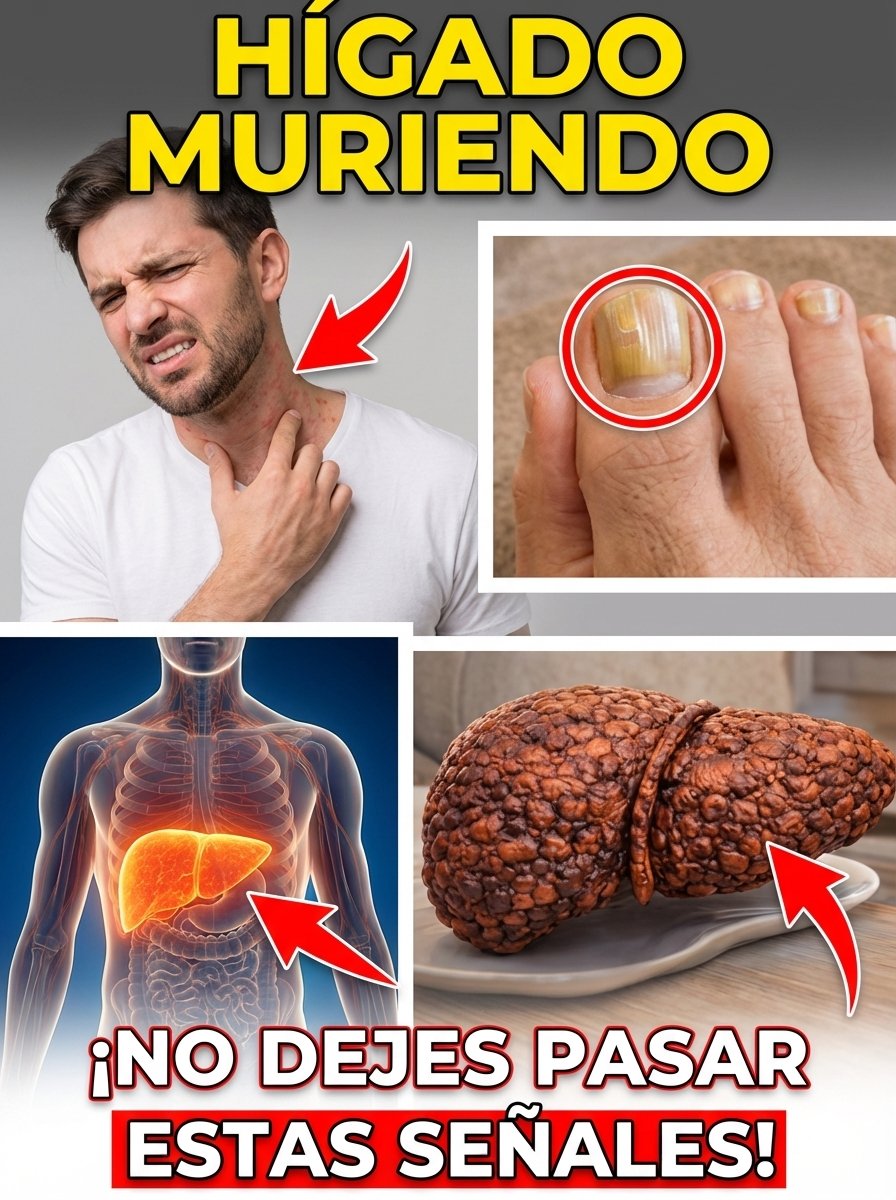 ¡Alerta Máxima! Tu Hígado Te Envía 6 Señales SILENCIOSAS Que Millones Ignoran (¿Tú También?)