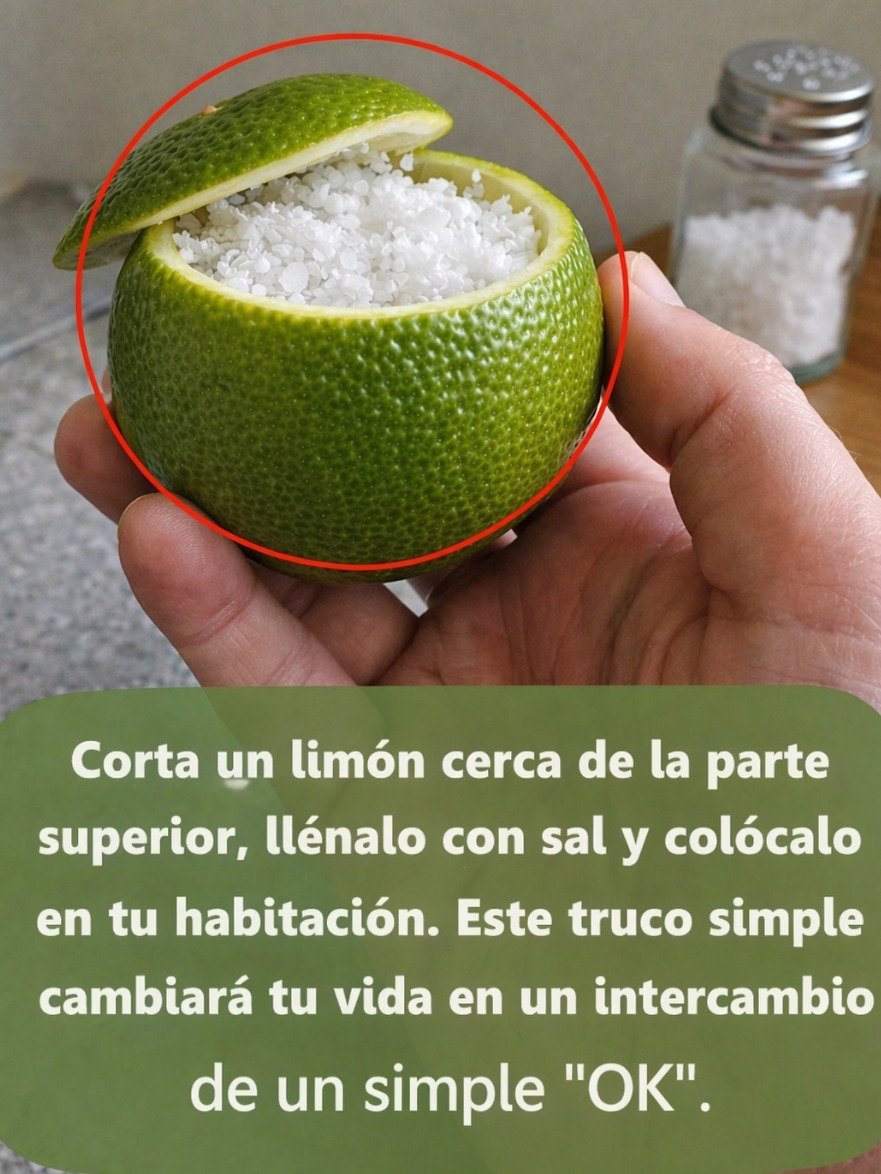 ¡El Secreto Viral que Tu Casa Necesita! Descubre Cómo un Limón con Sal Transformará el Ambiente de Tu Habitación HOY Mismo
