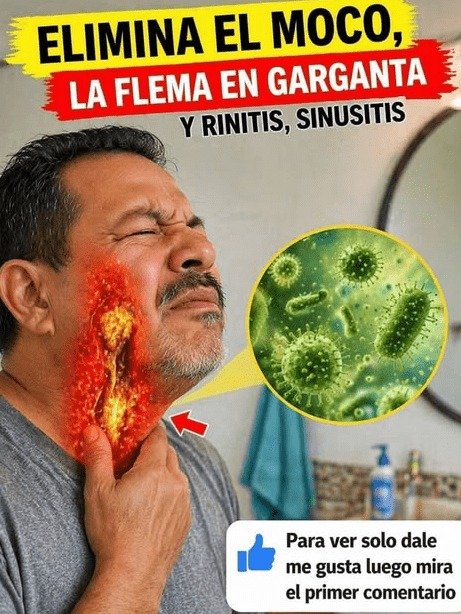 ¡ADIÓS MUCO Y FLEMA! El Remedio Casero de 3 Ingredientes que Tu Cuerpo Te Pedía a Gritos (¡Resultados en HORAS!)
