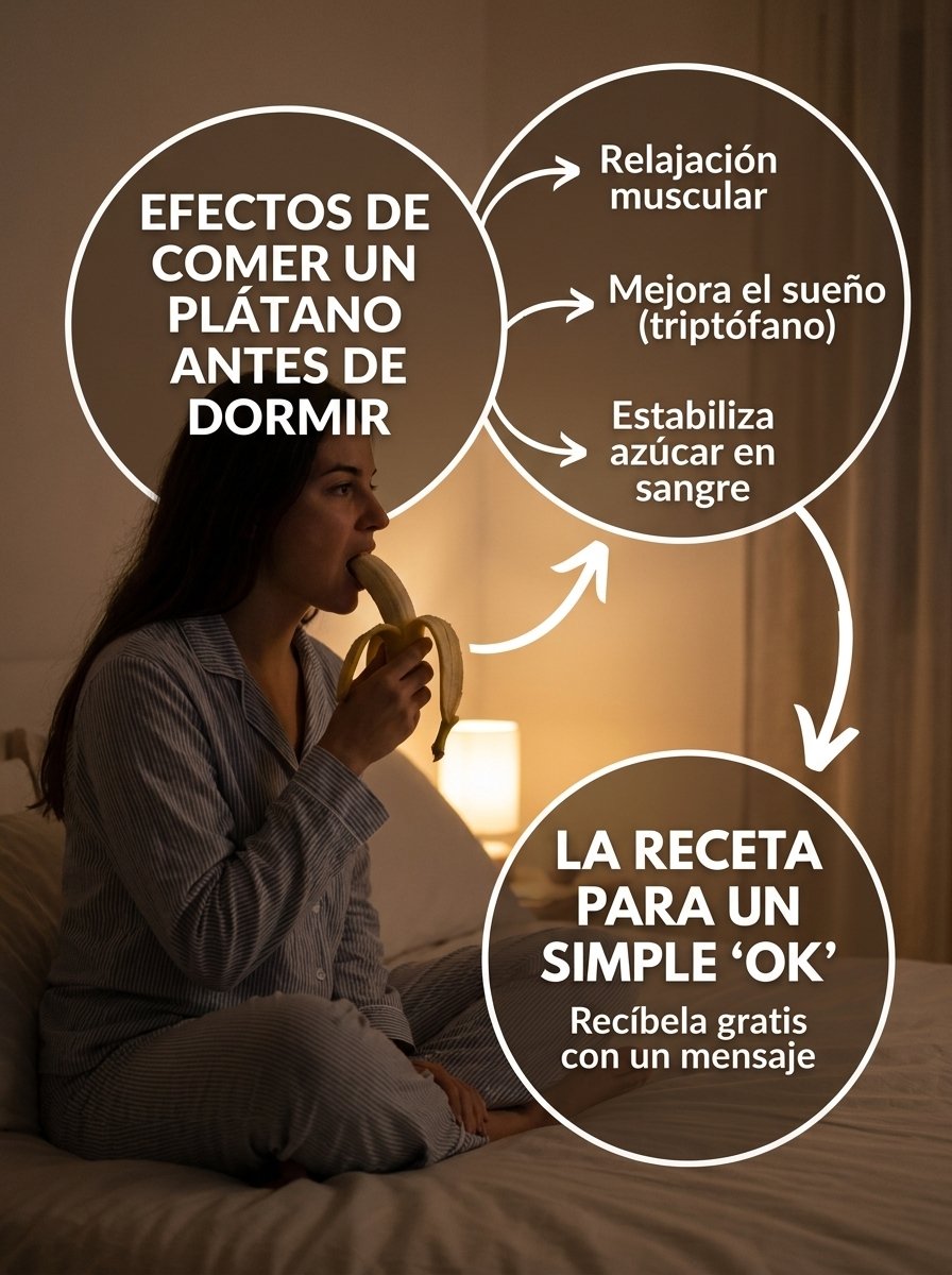 ¿Comes un Plátano Antes de Dormir? ¡Lo Que Tu Cuerpo Hace Después Te Dejará SIN Palabras!