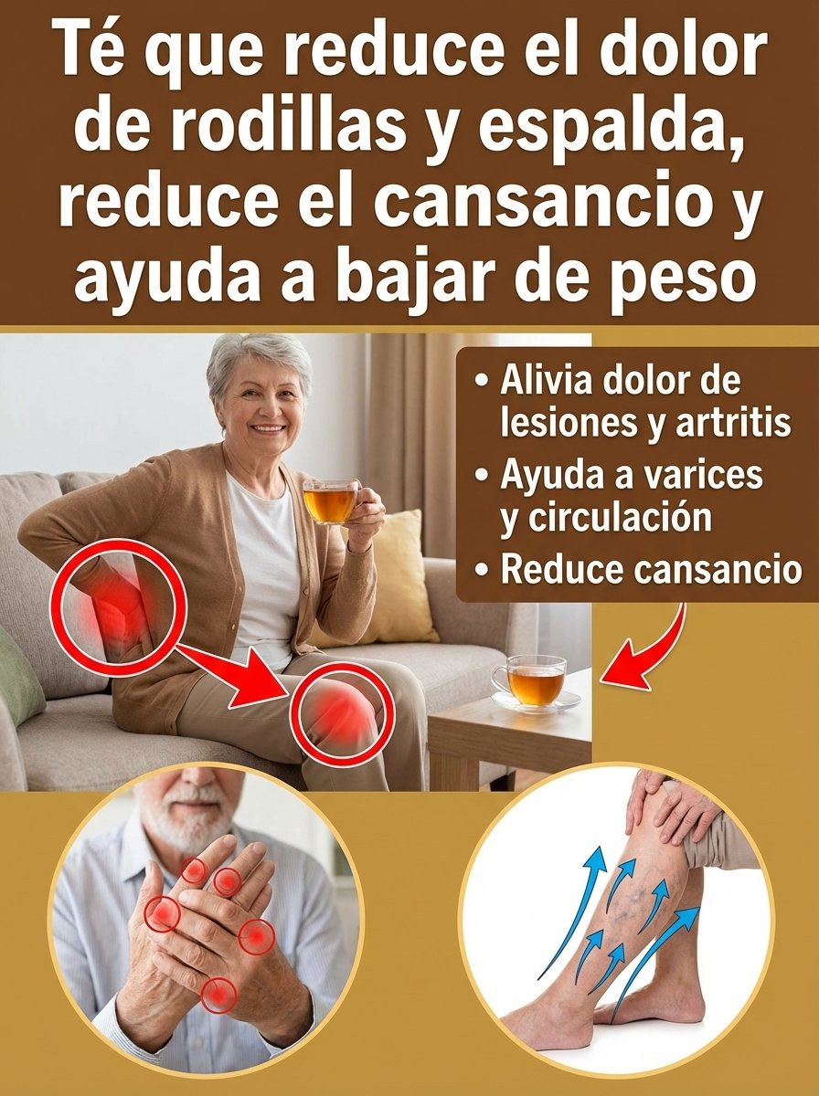 ¿Cansado del Dolor? Descubre el Té Ancestral que Elimina el Dolor de Rodillas y Espalda, Te Llena de Energía y ¡Ayuda a Perder Peso! ¡El Secreto Mejor Guardado!
