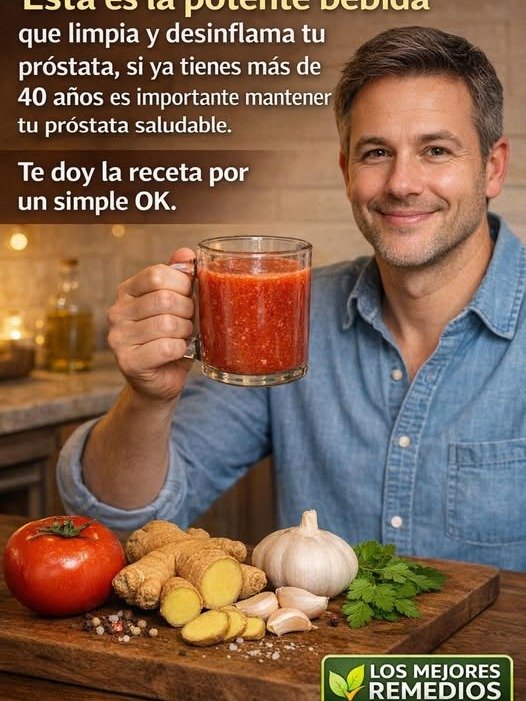 ¡ALERTA Hombres! La Bebida VIRAL de Tomate, Ajo y Cúrcuma: ¿Realmente SALVA Tu Próstata o Es Un MITO?