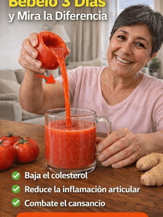 ¡No Vas a Creerlo! El Jugo de Tomate por 3 Días: ¿El Secreto para Despertar Tu Energía y Calmar Tus Articulaciones?