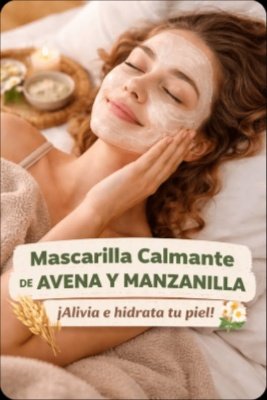 ¡No Vas a Creer lo que Esta Mascarilla Casera de Avena y Manzanilla Puede Hacer por tu Piel Estresada y Madura!