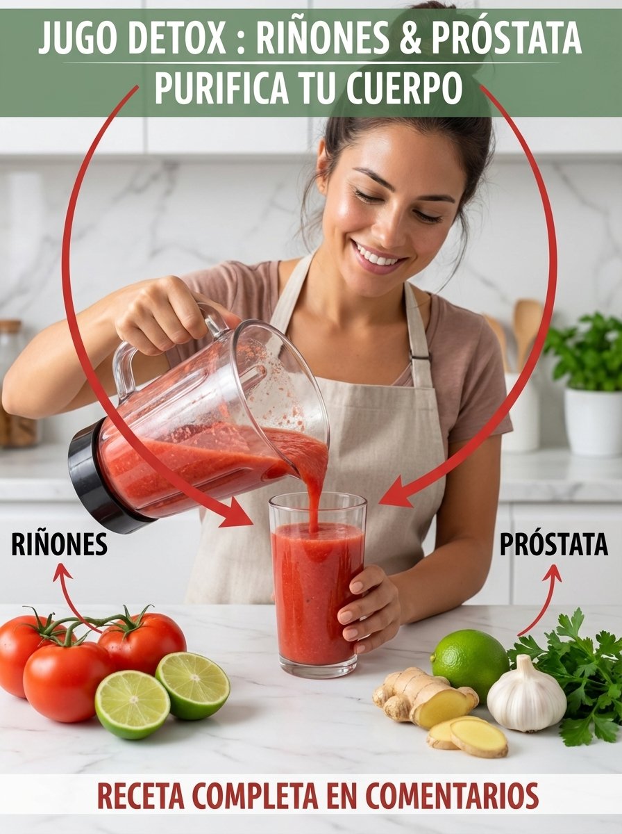 ¡El Secreto Viral de 3 Ingredientes que tus Riñones y Próstata Imploran! Descubre la Bebida Detox MÁS Poderosa