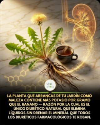 ¡No lo arranques! Esta "mala hierba" esconde el diurético natural MÁS potente que cuida tu corazón, hígado y no te roba potasio