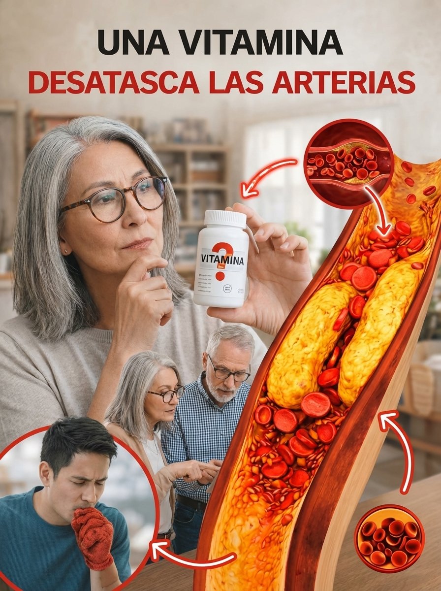 ¡ALERTA! Las 4 Vitaminas Secretas que tus Arterias Necesitan URGENTE (y el ERROR que TODO el mundo comete)