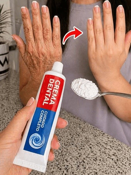 ¡Alto! El Peligroso Hábito Viral con Pasta Dental que Está ENVEJECIENDO tus Manos Sin Que Lo Notes