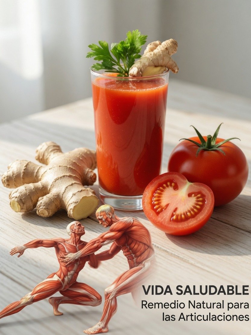 ¡Despierta tu Cuerpo al Instante! ⚡ El Tónico Secreto de Jengibre y Tomate que Nadie te Contó para Decir Adiós al Cansancio