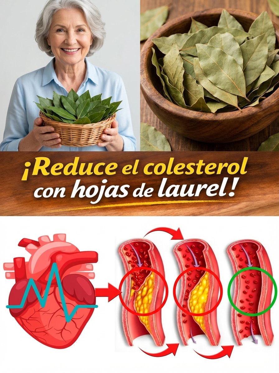 ¡ATENCIÓN! El Ingrediente Diario que Tu Corazón Te Agradecerá: Baja el Colesterol con Hojas de Laurel (¡El Secreto Revelado!)