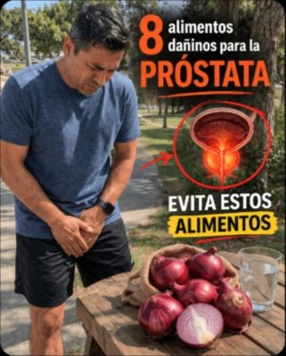 ¡El Error Fatal! Si Tienes Más de 50, ESTOS 8 Alimentos Están Inflamando Tu Próstata y Robando Tu Sueño (¡Nunca Más Te Levantarás de Noche!)