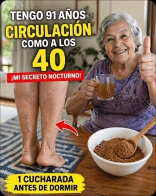 ¡El Truco de 1 Cucharada Antes de Dormir Que Hará DESAPARECER la Pesadez de Tus Piernas en 24 Horas!