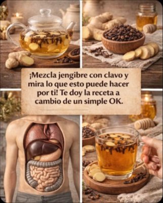 ¡El Secreto Revelado! Mezcla Jengibre y Clavo: 5 Beneficios Sorprendentes Que Cambiarán Tu Salud