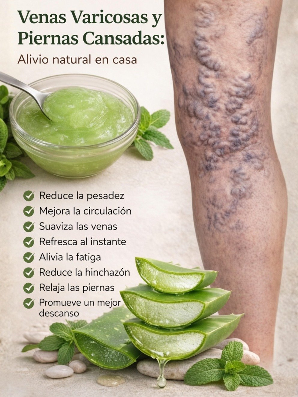 ¡Adiós Piernas Cansadas! El Secreto VIRAL del Gel de Aloe Vera Casero que Te Cambiará la Vida (y NADIE te lo Había Contado)