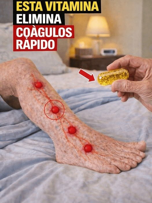 ¡Alerta Roja! La ÚNICA Vitamina que Desintegra Coágulos Sanguíneos en Tiempo Récord (y por qué no te lo han dicho)