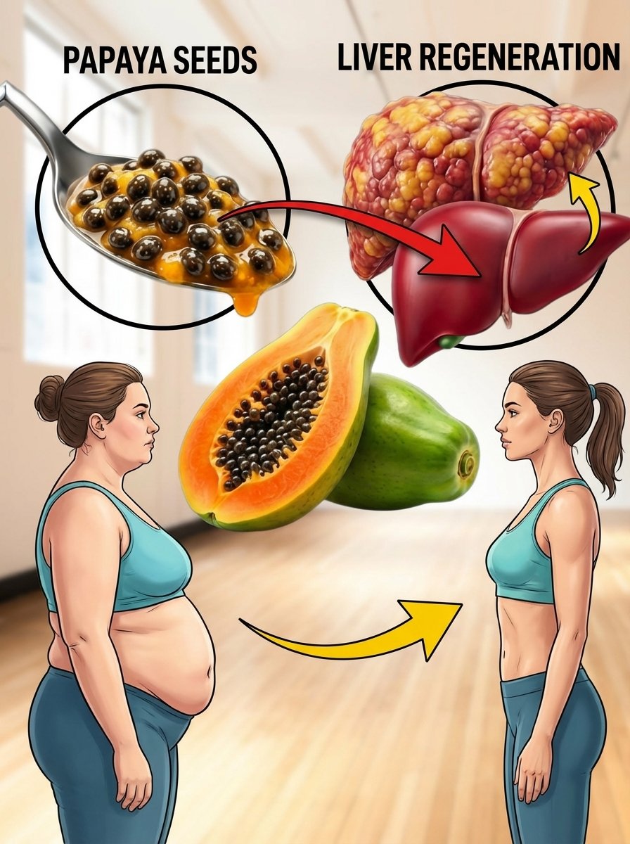 ¡Alto! Estás TIRANDO el SECRETO #1 para un Hígado Sano y un Vientre Plano: El Poder Oculto de las Semillas de Papaya