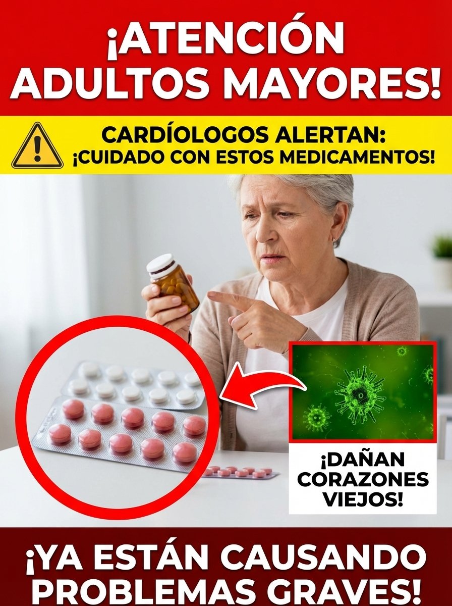 ¡ALERTA +60! El ERROR SILENCIOSO que DESTRUYE tu corazón con tus pastillas (y nadie te lo advierte)
