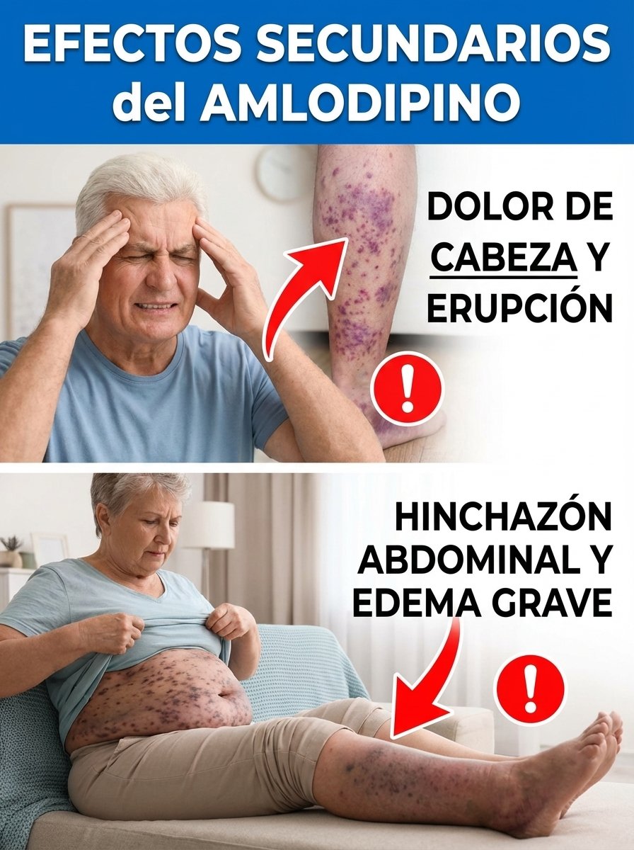 Amlodipino: ¿Tus Pies Hinchados Son Más Que 'Cosa de la Edad'? 12 Señales de Alerta que Debes Conocer HOY