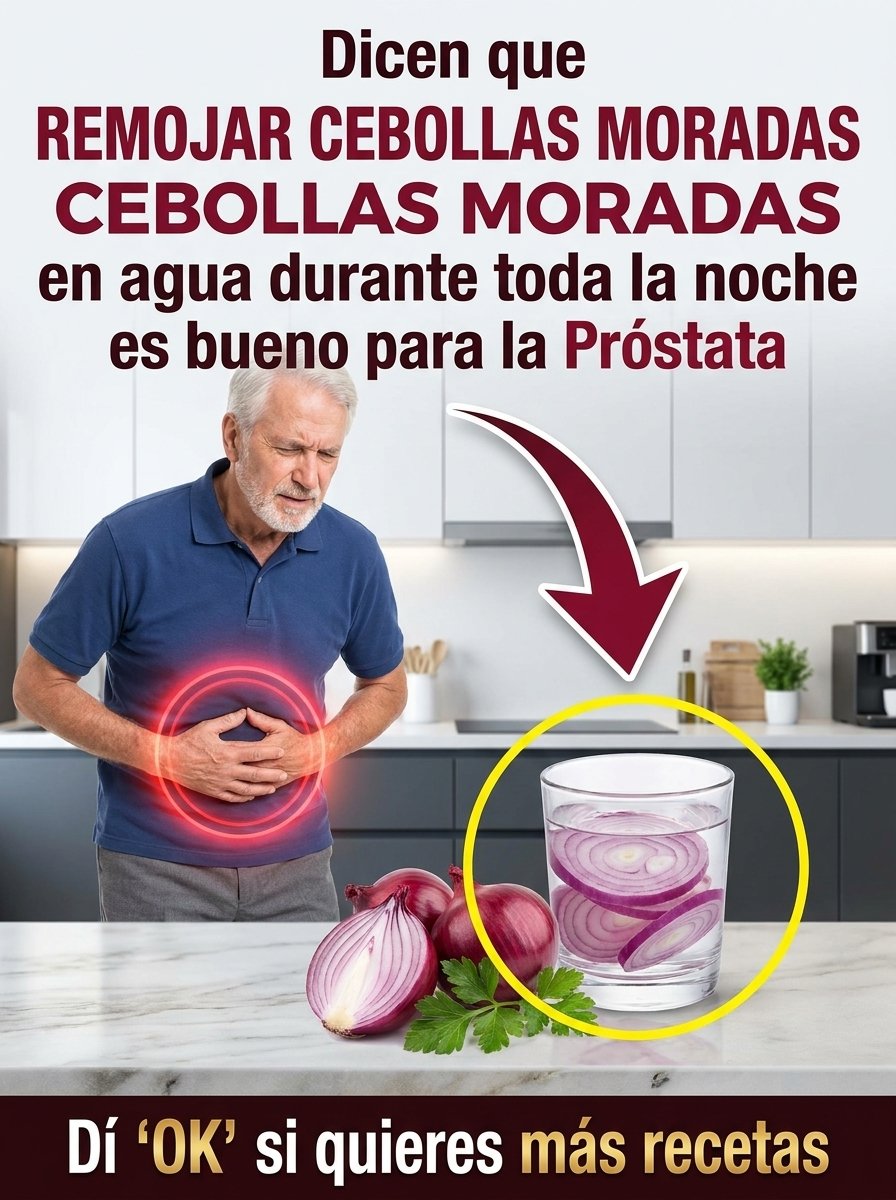 ¡Alerta Hombres! Si Remojas Cebolla Morada para tu Próstata, Necesitas Leer ESTO ANTES de que sea Tarde