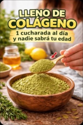 ¡El Secreto de 1 Cucharada al Día que Borrará Años de Tu Piel y Revitalizará Tu Cabello (¡No Te lo Pierdas!)