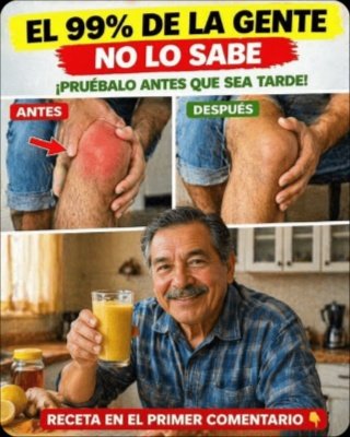 ¡Alerta Mayores de 50! Tu Dolor de Rodillas NO Es Normal: El Jugo Casero Que Revitaliza Tus Huesos y Articulaciones (¡No Querrás Perdértelo!)