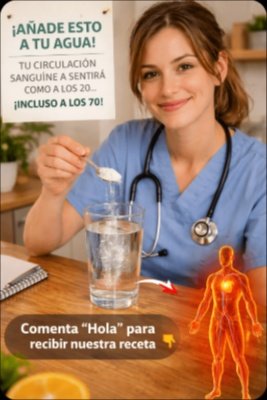 ¡STOP! Si Eres Adulto Mayor y Bebes Agua Sola, Te Estás Perdiendo ESTO: El Mineral Secreto que Dispara Tu Circulación y Te Devuelve la Vitalidad (¡Receta Viral!)