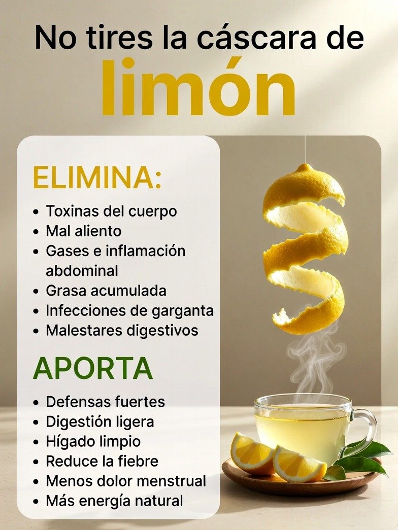¡Detente! Estás Tirando un Tesoro Dorado: Los 7 Secretos del Té de Cáscara de Limón que Impulsarán Tu Salud HOY