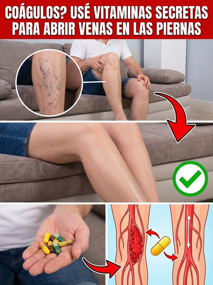 ¡Alerta! ¿Piernas Cansadas y Venas Visibles? La ÚNICA Vitamina Que Necesitas (Y Que NADIE Te Ha Contado)