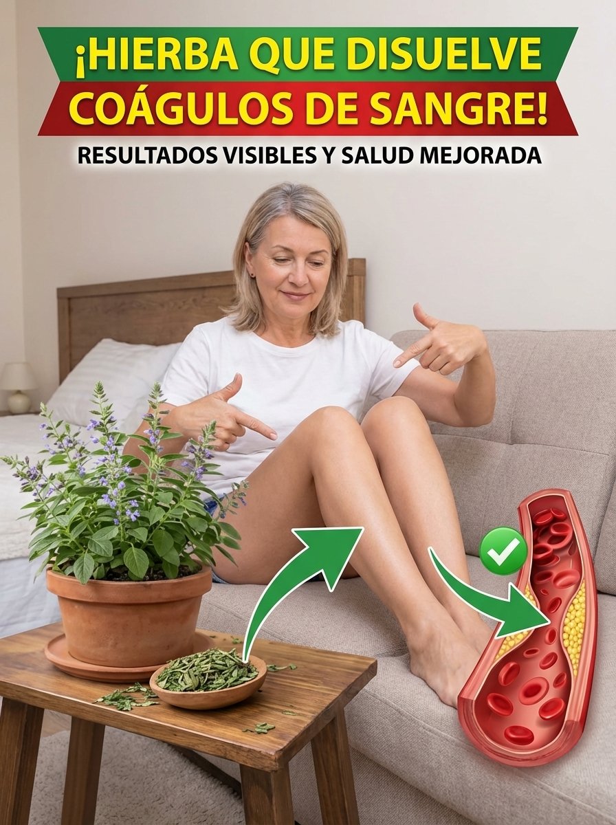 ¡Alerta Roja! Si Sientes Piernas Pesadas, Estas 5 Hierbas MÁGICAS Podrían Salvarte de Coágulos Mortales