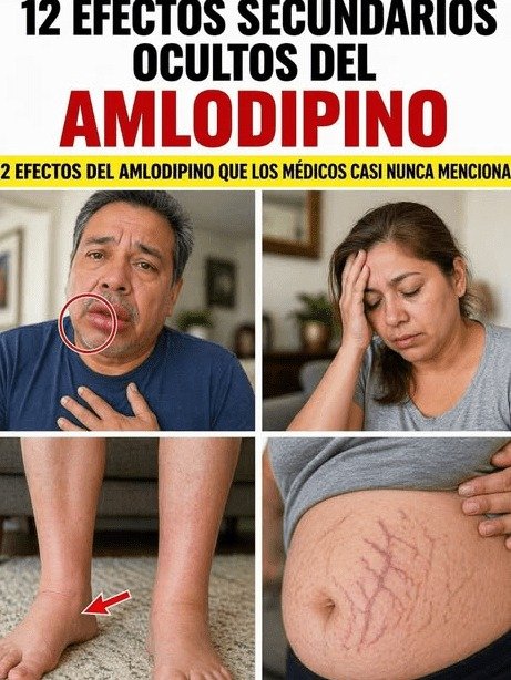 ¡ALERTA si tomas Amlodipino! 7 Señales SILENCIOSAS que tu cuerpo te envía (y cómo DETENERLAS a tiempo)