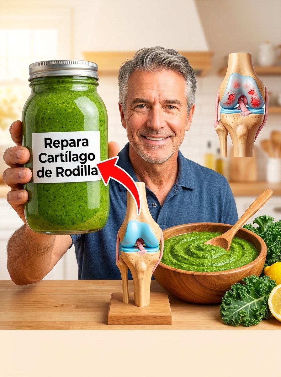 ¡ALERTA! Un Cirujano de 97 Años Revela el SECRETO Verde que REGENERA tu Cartílago de Rodilla ¡en 24 Horas!