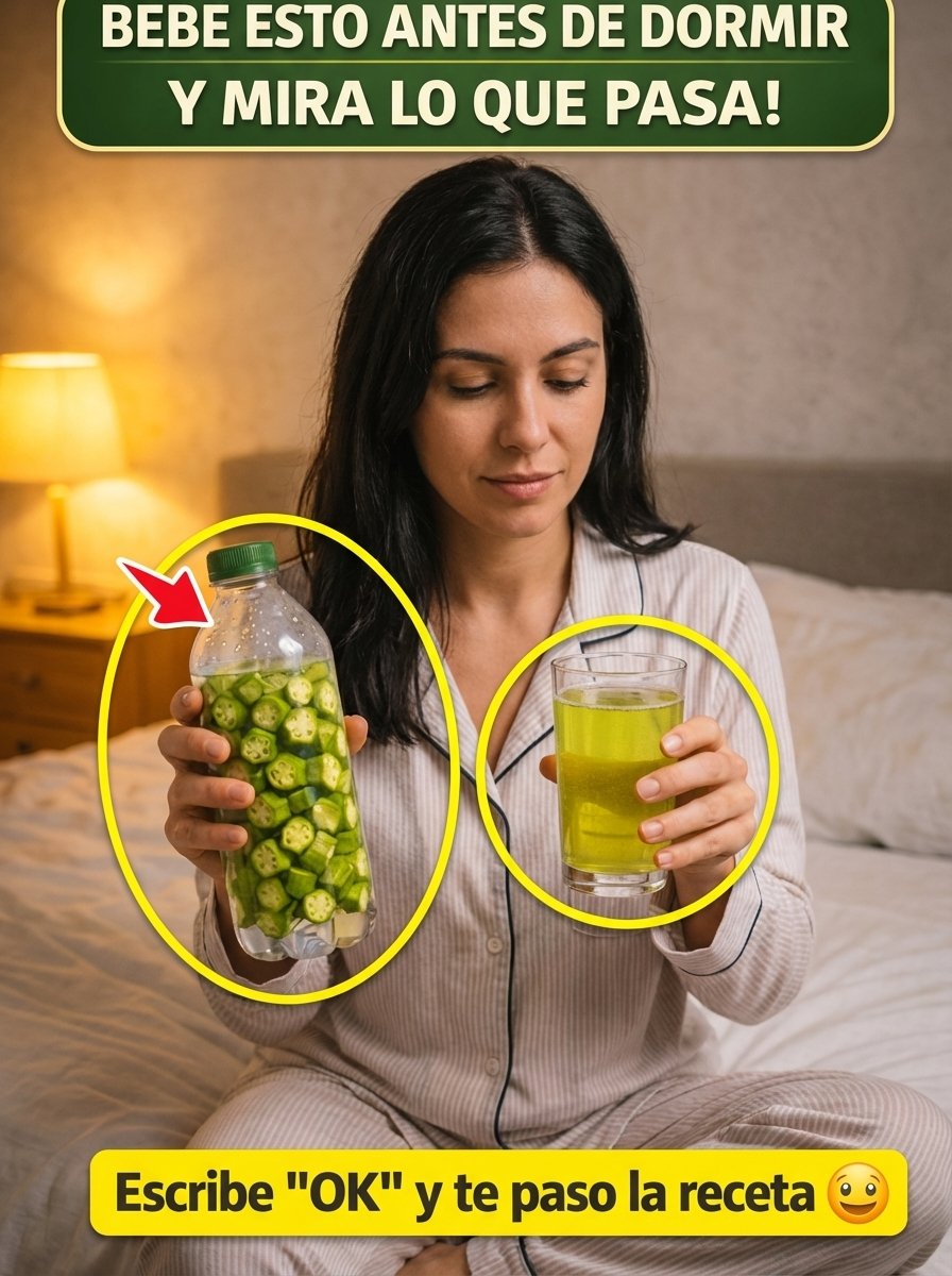 ¡El Secreto Nocturno Que Nadie Te Contó! Un Vaso de Agua de Gombo Antes de Dormir Podría Cambiarlo TODO