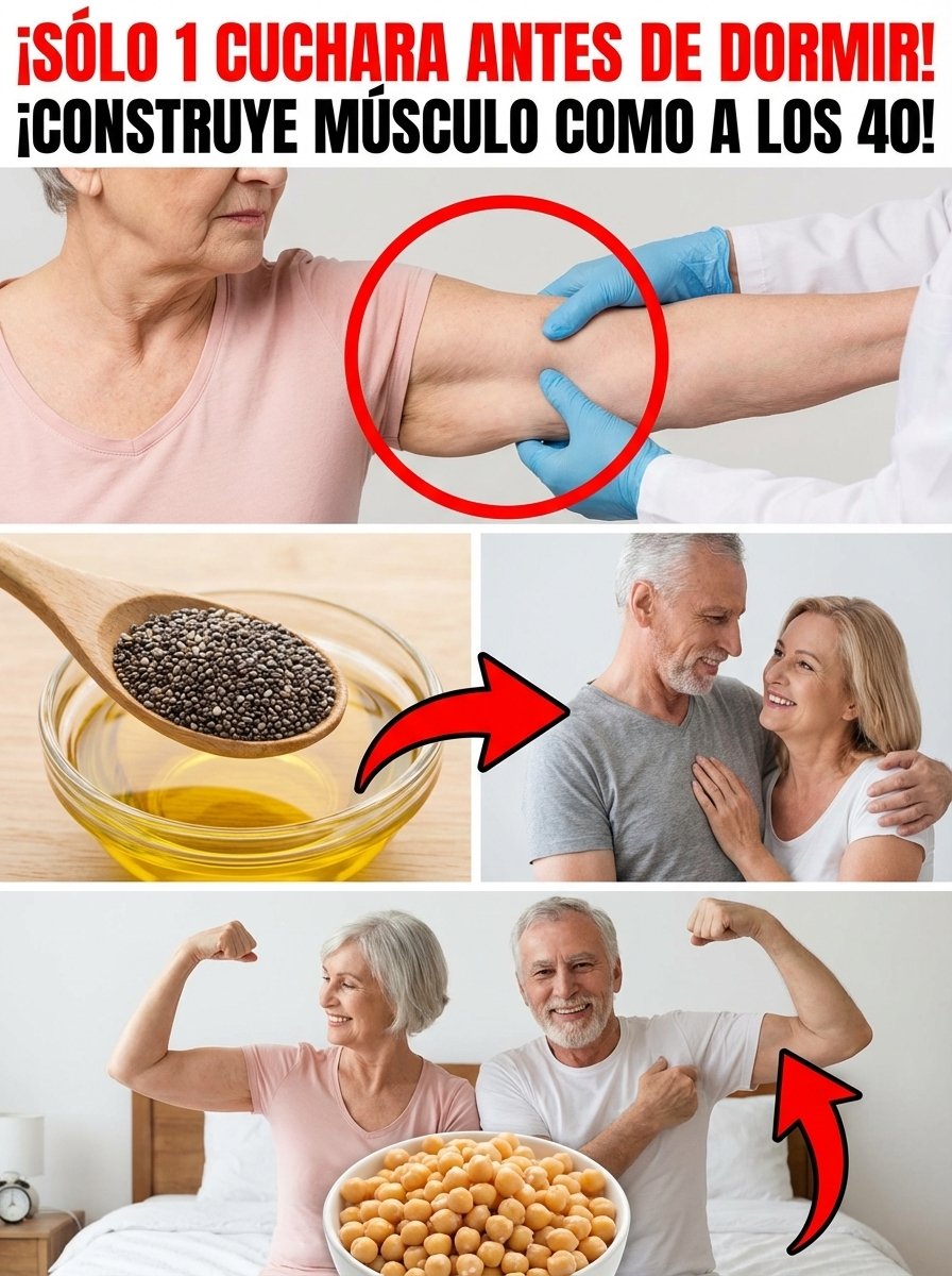 ¡ALERTA! Si tienes más de 70, esta diminuta semilla es tu NUEVO aliado muscular (¡y es MEJOR que los huevos!)